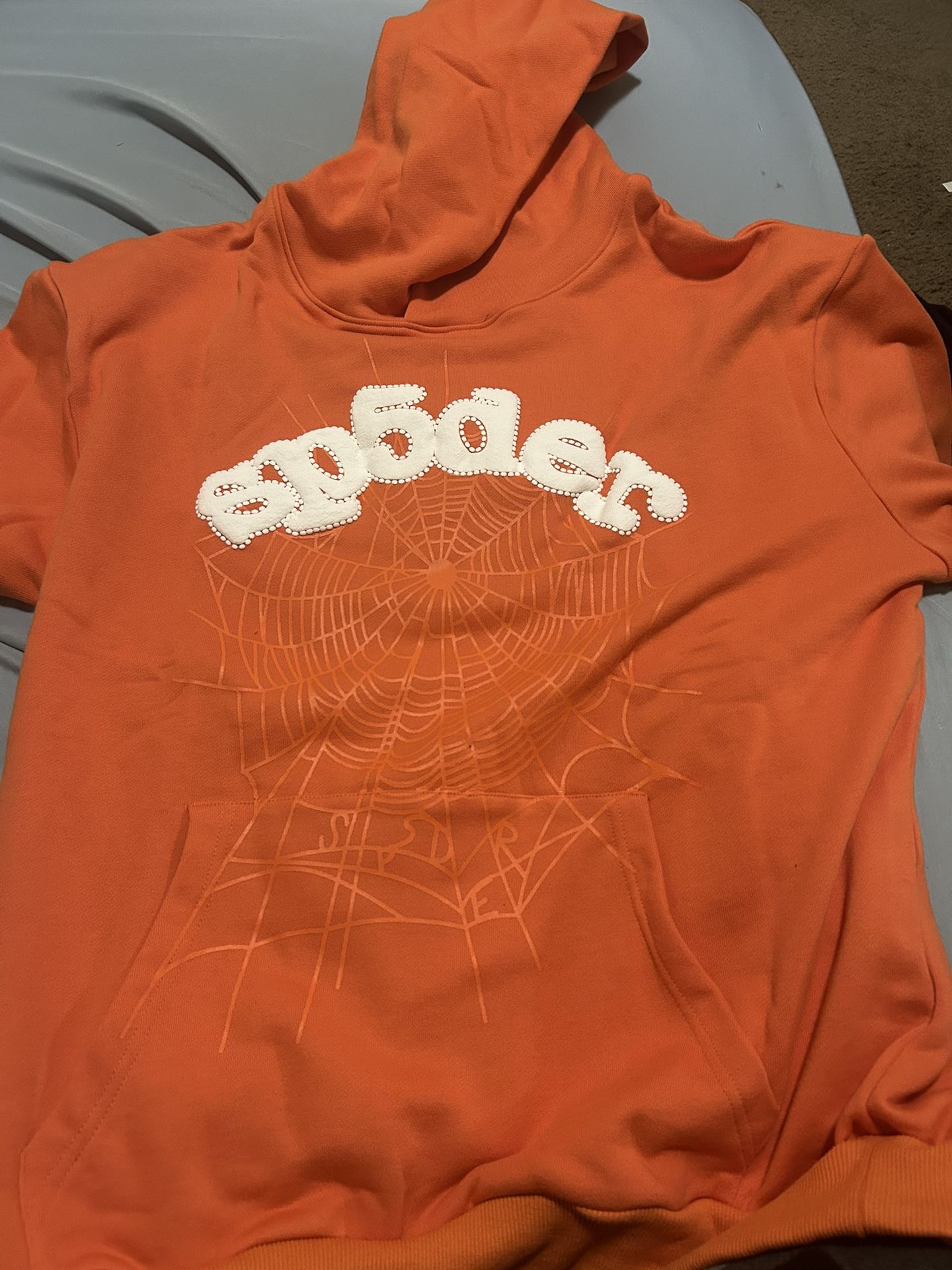 Orange Spider Hoodie