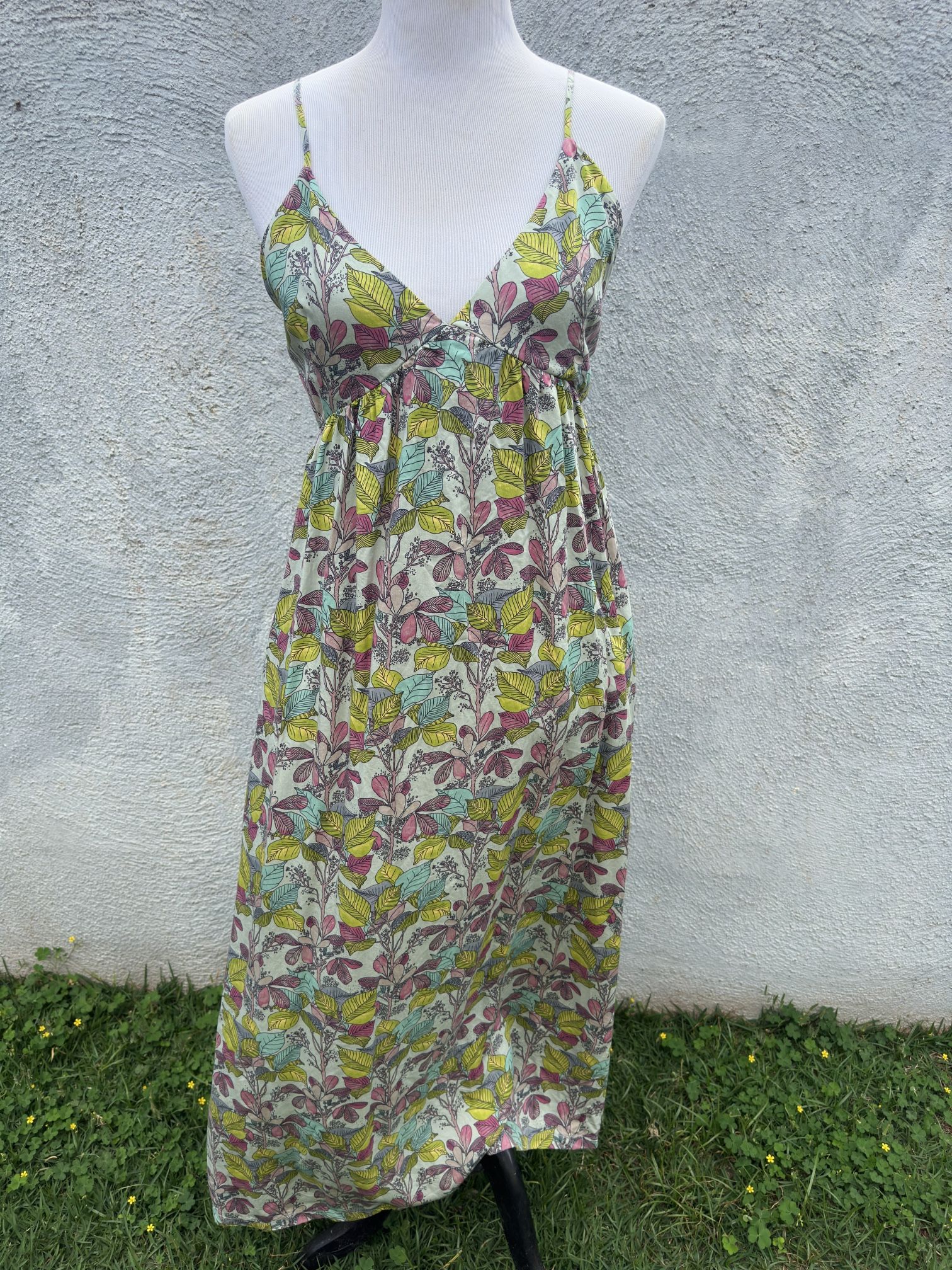 PreOwned Patagonia Pataloha Sundress Maxi Strappy Colorful Print Women's S