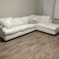 White couch for sale 