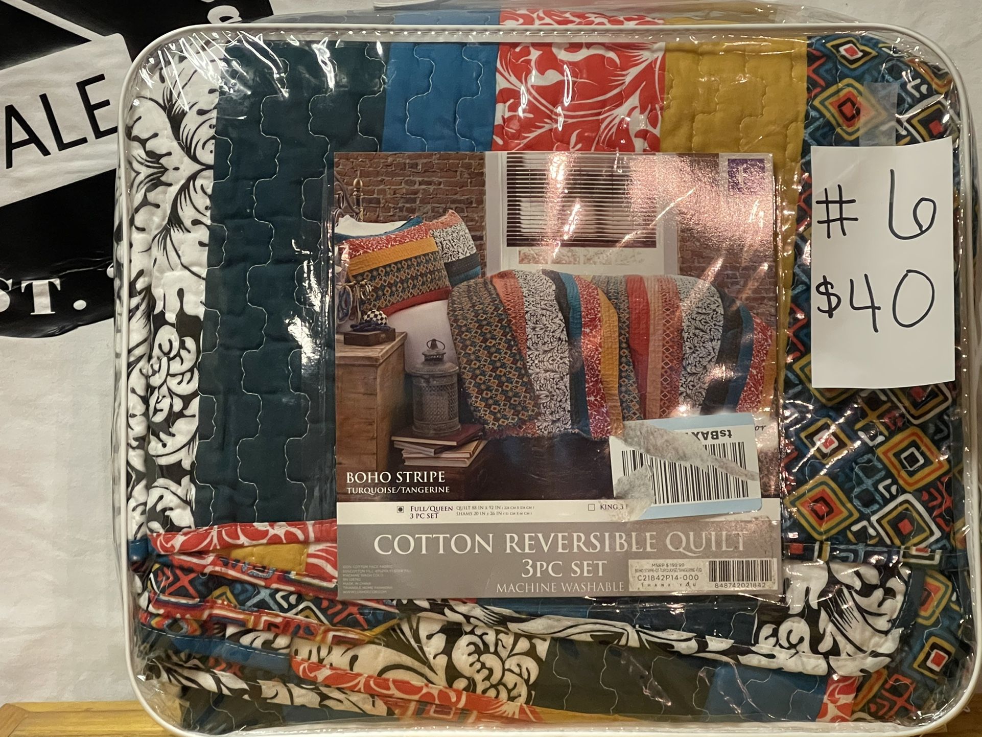 Lush Decor Boho Stripe Full/queen 3pc Set