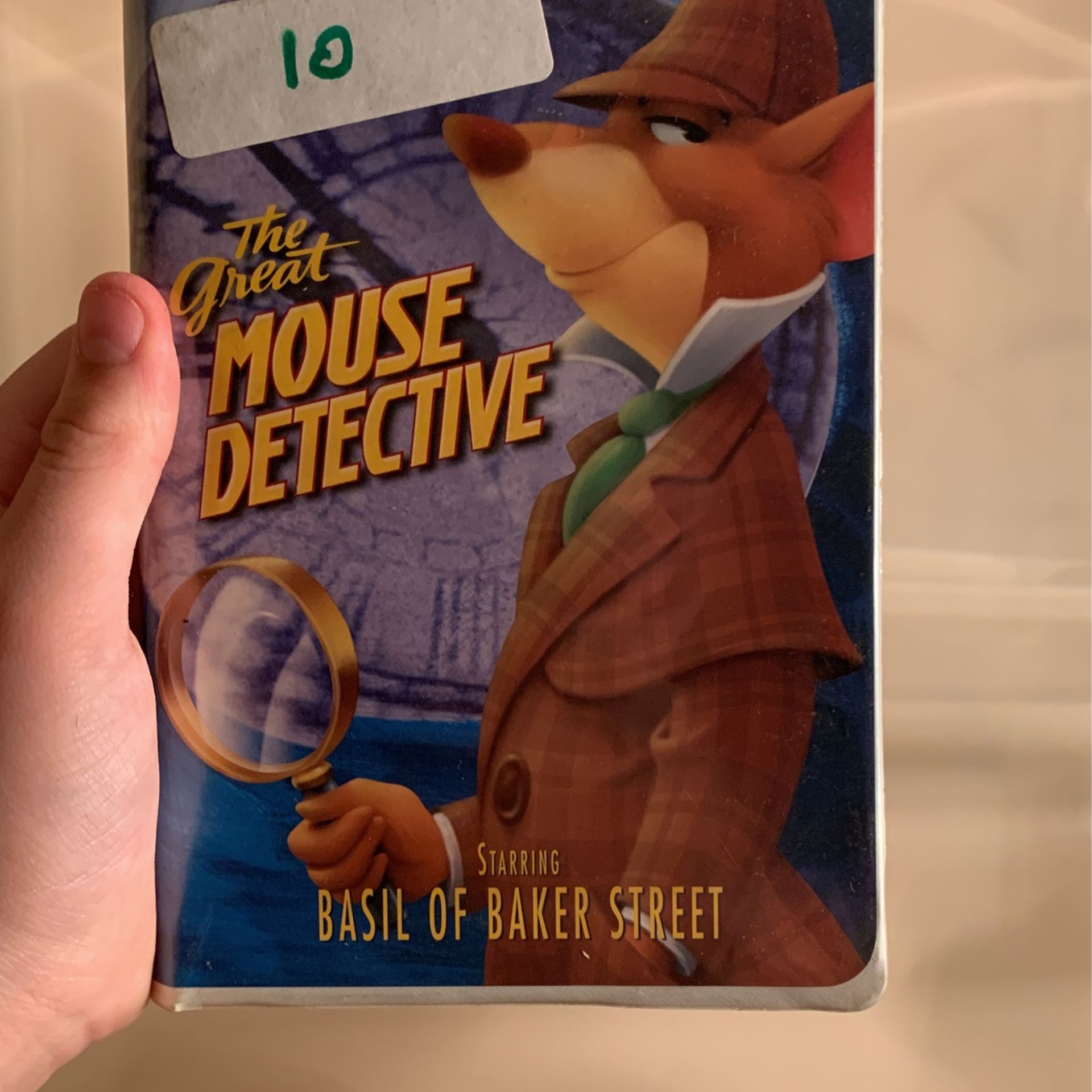 The Great Mouse Detective Vhs 1999