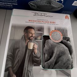 THERAPEUTIC WEIGHTED PLUSH ROBE, Robe 