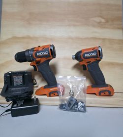 RIDGID Drill Driver (R87012) & Impact Driver (R872311)