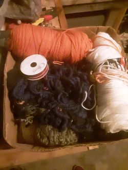 Box of craft stuff