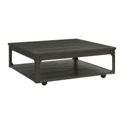 Industrial Style Square Coffee Table