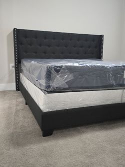 Brand new Elegance King Bedframe with Mattress + Box Spring