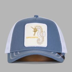 Goorin Bros The Farm Edition Blue Gold Seahorse Patch