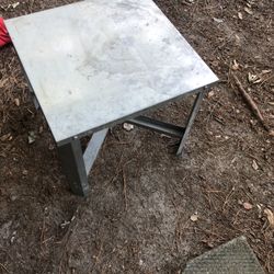 Galvanized Steel Table