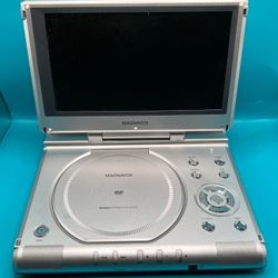 MAGNAVOX SILVER PORTABLE DVD PLAYER MPD850 NO POWER CORD