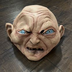 Gollum Lord Of The Rings The Hobbit Halloween Mask Vintage