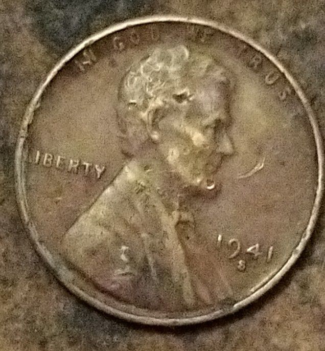 Set Of 3 Sanfransico Mint Mark Lincoln Wheat Pennies