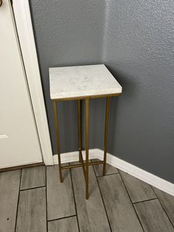 Marble Top End Table