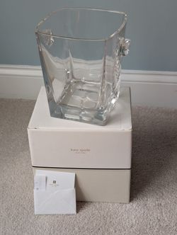 Vintage Kate Spade Lenox Crystal Ice Bucket 