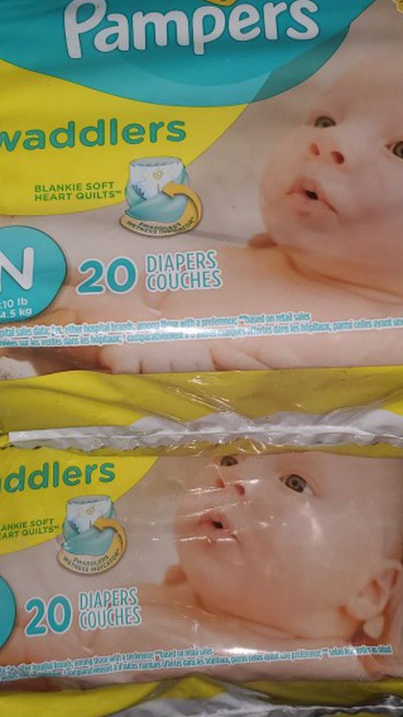 Pampers Newborn 3 packs of 20