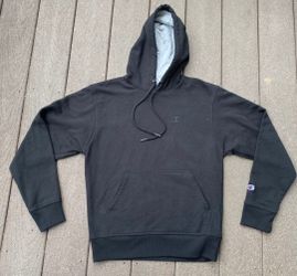 Champion Hoodie Sweatshirt Men's Small Black