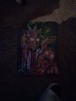 Rick and Morty Horror Art Poster