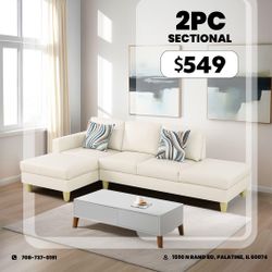 Brand New Sectional + Ottoman