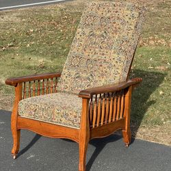 Vintage Mahogany Morris Chair