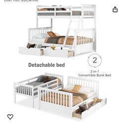Bunk Bed -Twin Over Full  