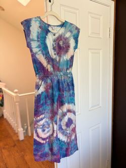 Cat & Jack Children’s Tie Dyed Chambray Romper
