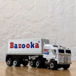 1989 Galoob Micro Machines Shake N Sniff Bazooka Semi Rig Tractor Trailer Truck