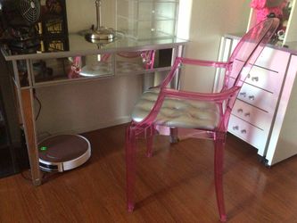 Vanity, Chair And Mirror $275
