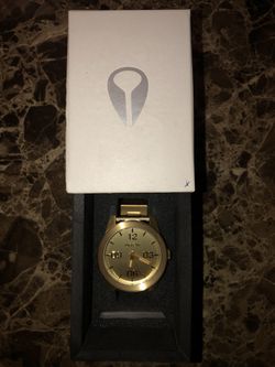 Nixon Stainless Steel Gold Watch