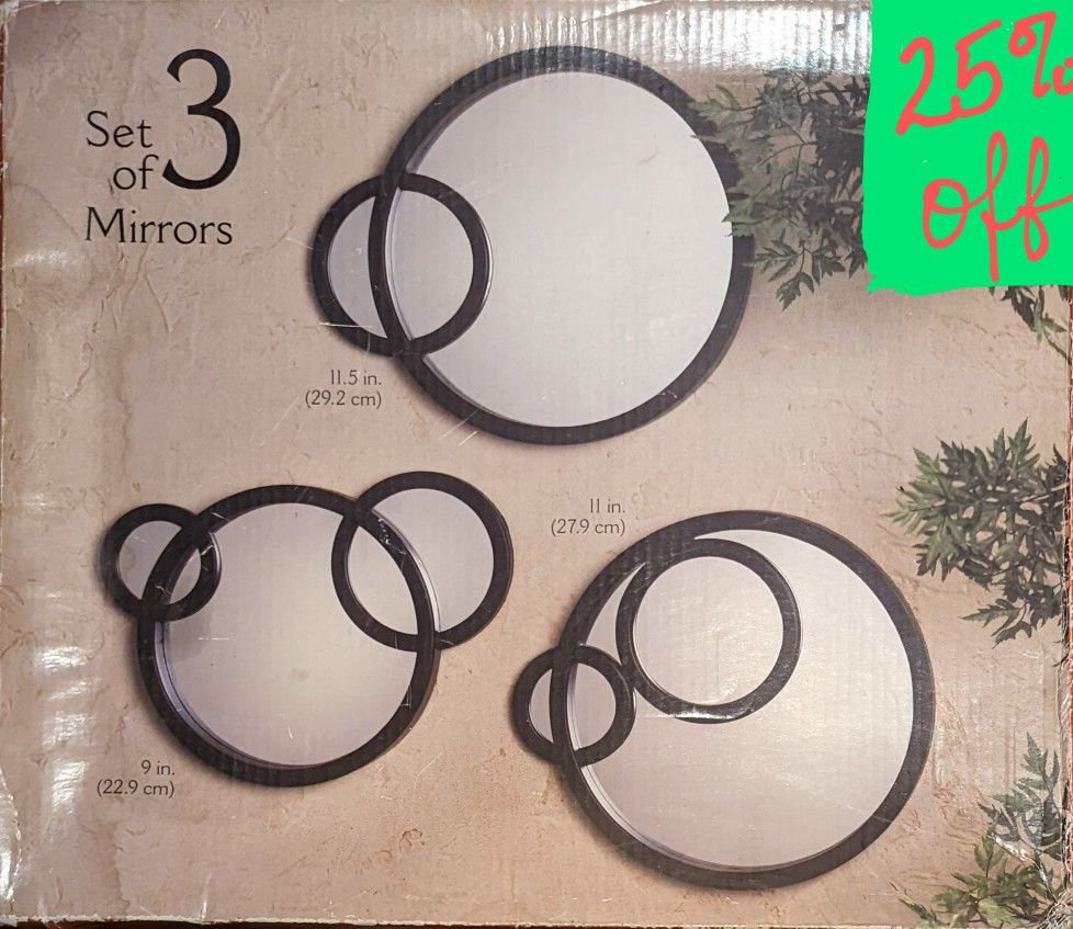 elements Geometric Wall Mirrors