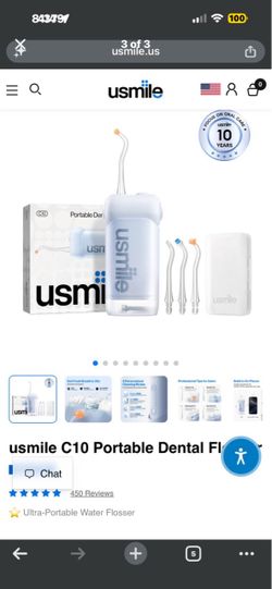 usmile C10 Portable Dental Water Flosser
