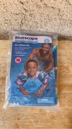 BLUESCAPE ARMBANDS SHARK PRINT 🦈 OR MERMAID PRINT🧜♀️ $2 EACH PACKAGE