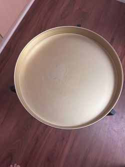 Gold round coffee Table