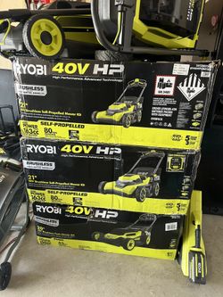Ryobi Self propelled Lawnmower 40v