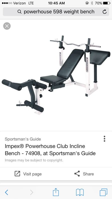 Leg Extension Powerhouse 698 Weight Bench MPEX Powerhouse 688