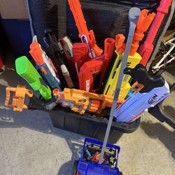 NERF Guns (Large Guns + Dart Vacuum)