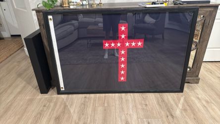 Framed flag