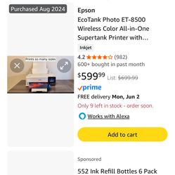 Epson 8500 Printer