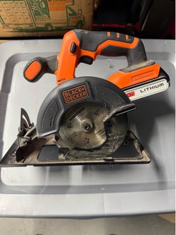 Black and decker cordless circular saw