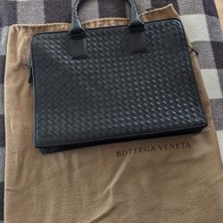 Bottega Veneta Intrecciato Leather Brief Case