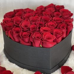 Heart Box Bouquet 