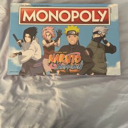 Sealed perfect Condition naruto monopoly