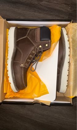 CAT Caterpillar Calibrate Soft Toe Work Boots Khaki Men’s Size 11 – New in Box