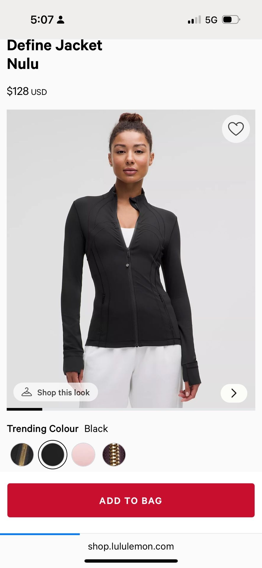 Lululemon Define Jacket authentic