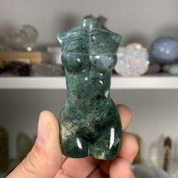 Moss Agate Body Healing Crystal 