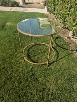 Gold Side Table