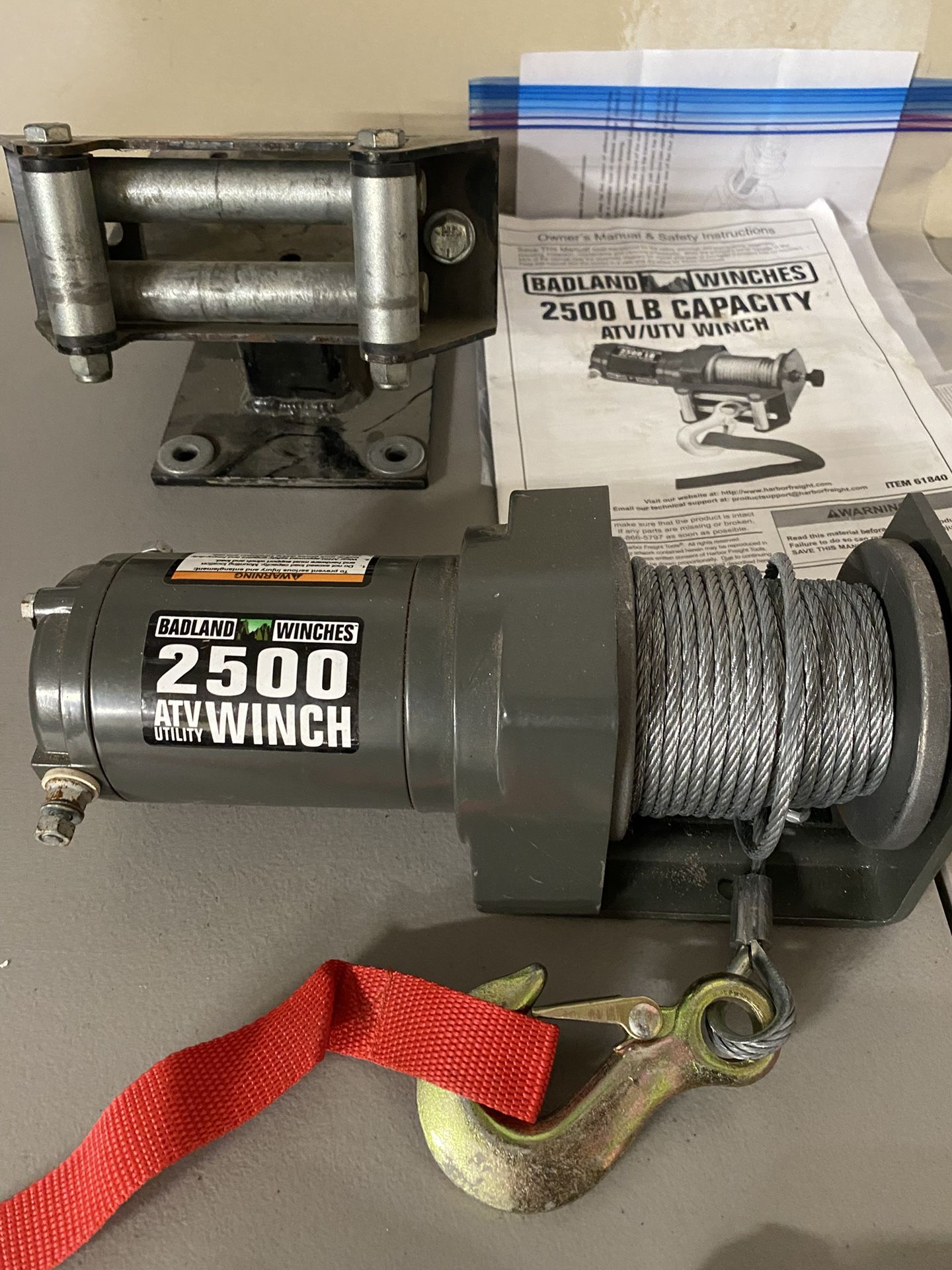 Badlands 2500 ATV Winch