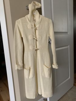 Knee length cardigan/sweater