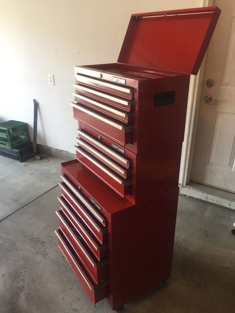 Craftsman 3 stack with tools. $250