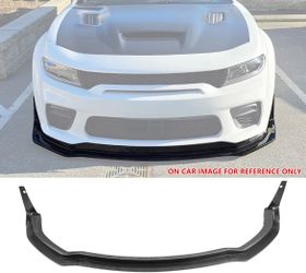 20-23 Dodge Charger Widebody Front Bumper Lip Carbon Fiber Print