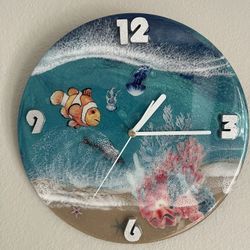 Epoxy Clocks 11.5 Inches 