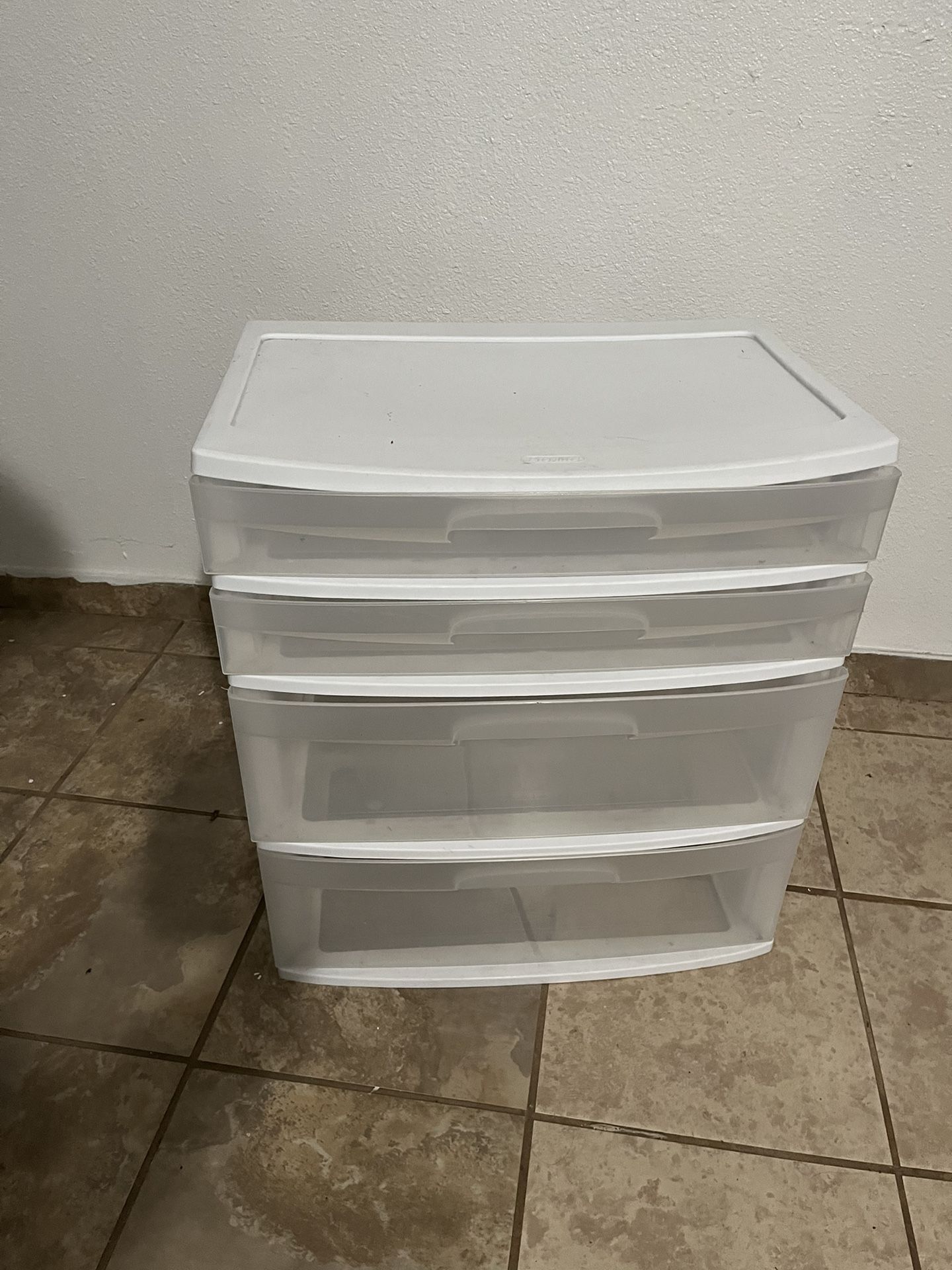 4 Drawer Plastic Storage Organizer